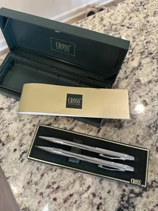 Juego de lápices de bolígrafo Cross Ensemble Medalist cromo dorado 330105 - Imagen 1 de 6