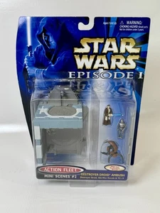 Star Wars Episode I Action Fleet Mini Scenes Destroyer Droid Ambush Galoob 1999 - Picture 1 of 8