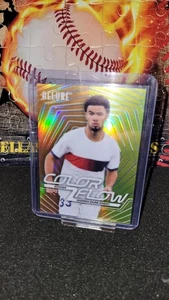 2025 UPPER DECK ALLURE SE COLOR FLOW YELLOW- ORANGE WARREN ZAIRE-EMERY /249 - Picture 1 of 2