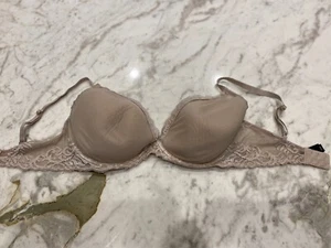 Natori Women's 36DDD Feathers Full-Fit Contour Underwire Lace Bra Cafe - Picture 1 of 7