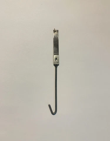 Antique Clock Parts- Pendulum-Antique clock Pendulum Suspension Spring 3 3/16” Cover