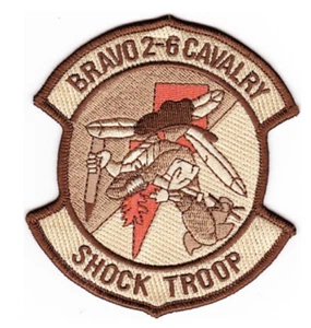 4.12" ARMY 2ND SQUADRON 6TH AVIATION AIR CAVALRY REGIMENT EMBROIDERED PATCH - Picture 1 of 1