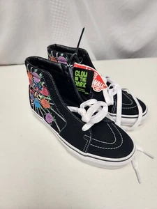 Vans Men's Sk8-Hi Dia De Los Muertos Day of the Dead Glow in the Dark Shoes - Picture 1 of 6
