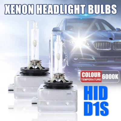 2PCS NEW OEM D1S XENON HEADLIGHT BULBS 6000K 85415 85410 66144 66140 - Imagem 1 de 4