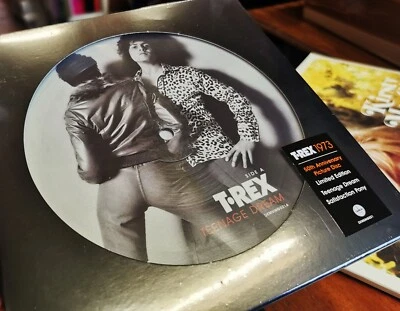 T-REX 7" Teenage Dream PICTURE DISC 1000 Made 50th Anniversary 2024 MAILS SAME D - Image 1 of 4