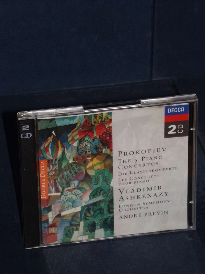 2 CD - Prokofiev, Ashkenazy, Previn - The 5 Piano Concertos - Decca – 452 588... - Immagine 1 di 1