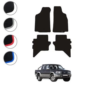 Floor Mats for Ford Ranger 1996-06 Double Cab Tailored Carpet Colour Trim Mat - Picture 1 of 29