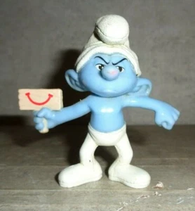 McDonalds 2013 GROUCHY SMURF PVC FIGUR ** - Bild 1 von 3