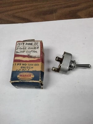 Mopar NOS Brake Holder Control Switch 48-59 Dodge Trucks. - Image 1 of 2