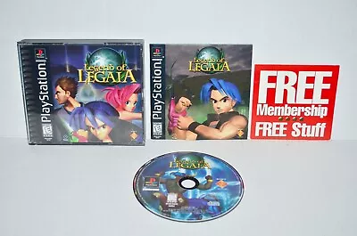 Legend of Legaia (Sony PlayStation 1, 1999) PS1 PSOne PSX 2 3 Black Label CIB - Image 1 of 4