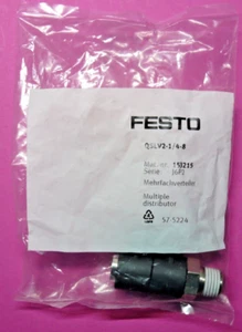 1 Stück FESTO Mehrfachverteiler QSLV2-1/4-8 (153215) NEU & OVP - Bild 1 von 3