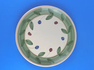 Olivella by Caleca Hand Painted Green Olives Luncheon Plate 9-1/2” Italy - Picture 1 of 10