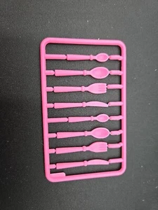 De Colección Barbie Mattel Juego de Cucharas Rosa Cuchillos Tenedores Todavía Intactos - Imagen 1 de 5