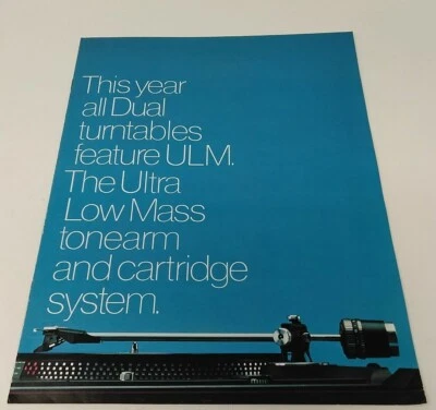 Folleto folleto tocadiscos doble vintage años 70 Foto 1 de 4