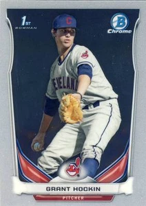 (47) 2014 Bowman Draft GRANT HOCKIN Rookie LOT ALL CHROME Indians CDP58 - Picture 1 of 1