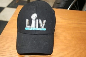 NFL Super Bowl LIV 47 NEGRO Gorra Ajustable con Correa Trasera Logo Bordado - Imagen 1 de 9