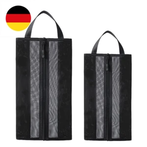 Schuhtasche 2er Set, Wasserfeste Schuhbeutel Reise, Robuster Reißverschluss, Sch - Bild 1 von 6