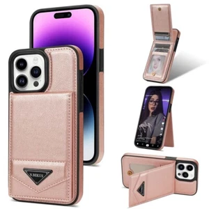 Hülle Für Samsung A13 A14 A54 A55 Magnetic PU Leder mit Kartenfach Wallet Cover - Zdjęcie 1 z 24