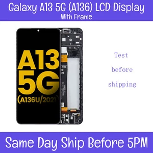 Samsung Galaxy A13 SM-A136U A136B LCD Screen Display Touch Digitizer +Frame - Photo 1 sur 12