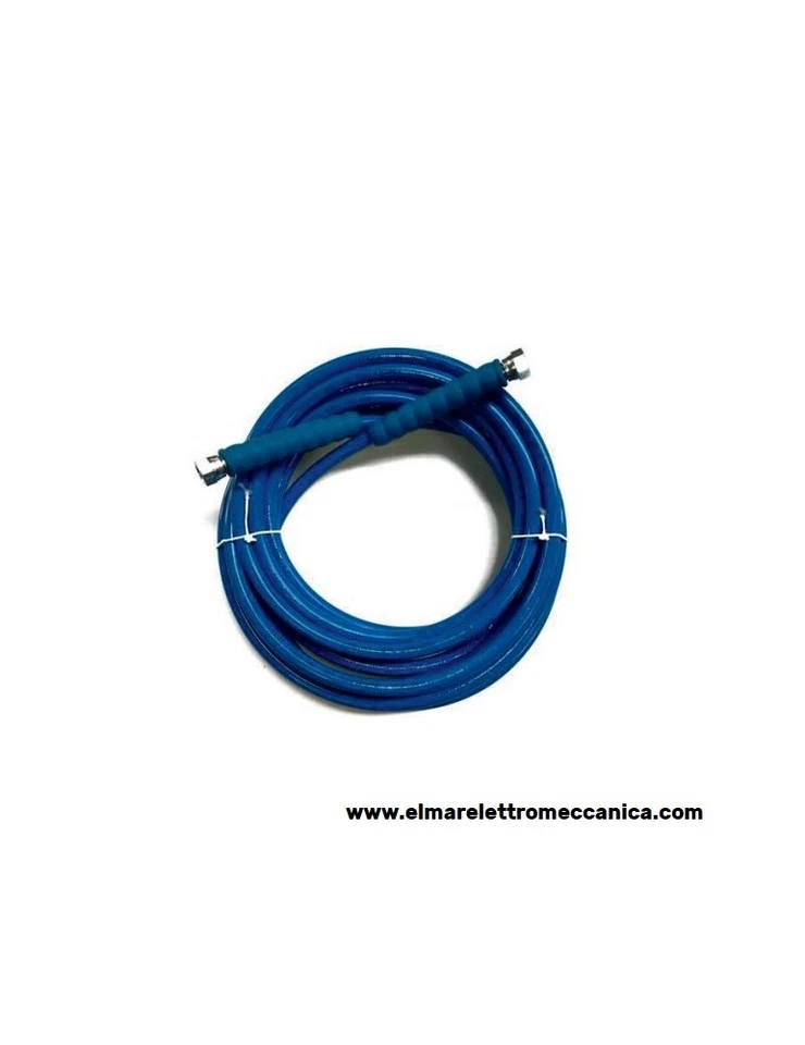 20 m Tubo idropulitrice JET WASH 5/16" 2SK 3/8" F Girevoli 400 BAR BLU - Image 1 of 1