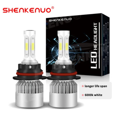 For Isuzu Amigo 1998 1999 White LED Headlights High Low Beam Bulbs 2X 6000K - Image 1 of 4