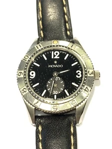 Movado Lederarmband Uhr 84 E9 1860 - Bild 1 von 7