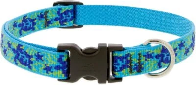 Lupine Originals "Turtle Reef" Dog Collars & Matching Leashes - Image 1 of 4