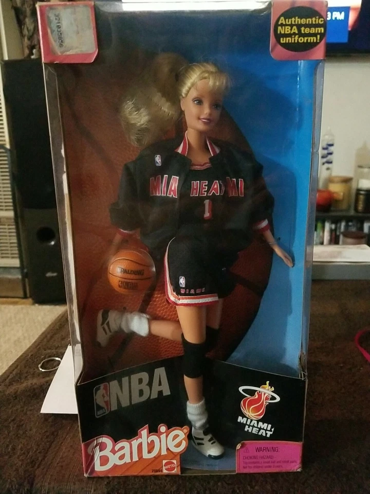 1998 NBA Miami Heat Barbie Doll 20694 NRFB Mattel