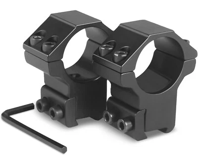 OR ANELLI OTTICA CANNOCCHIALE 11MM 1POLLICE 25MM MEDI DELUXE OR-S1.11M CACCIA