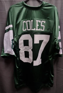 Laveranues Coles Signed Jersey PSA COA AUTOGRAPH CUSTOM JERSEY NY JETS AUTO - Picture 1 of 4