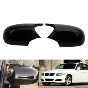 M3 Style Gloss Rearview Side Mirror Cover Cap For BMW E90 E92 E93 LCI 2009-2013 - Picture 1 of 11