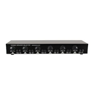 *OPEN BOX* Saga Elite™ Selettore altoparlante stereo doppia sorgente 6 zone (nero) - Foto 1 di 5