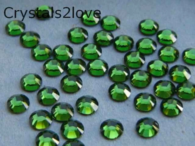 SS9 FERN GREEN Swarovski European Rhinestones 1 gross - Image 1 of 1