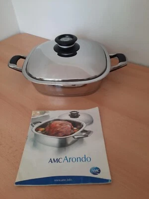 AMC Arondo Topf, Kochtopf, Topf quadratisch, Deckel Visiotherm, 4,5 ltr. - Bild 1 von 4