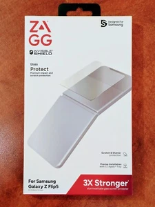 ZAGG InvisibleShield Glass+ Screen Protector for Samsung Galaxy Z Flip5 - Picture 1 of 2