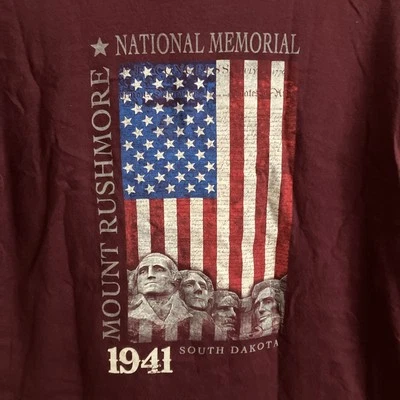 Camiseta Mount Rushmore Top Mujer Camiseta Manga Corta Patriótica Dakota del Sur Foto 1 de 4