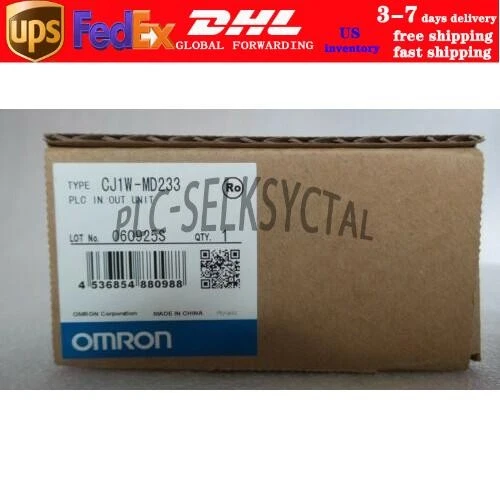 1PC Omron CJ1W-MD233 PLC Module New In Box Free Shipping CJ1WMD233 - Image 1 of 1