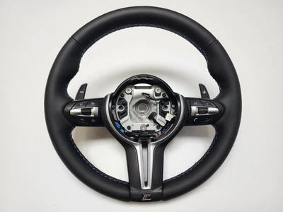 Volante BMW M3 genuino OEM calefacción cuero nuevo envuelto Foto 1 de 4