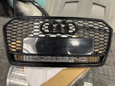 Parrilla de parachoques delantero negra para Audi Q5 2018 Foto 1 de 2