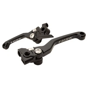 Tusk Folding Lever Set Brembo Compatible Black For Husqvarna FE 350 S Heritage - Picture 1 of 2