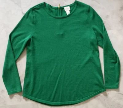 Chico's - Suéter Manga Larga - Talla 1 / Mediana - Verde Foto 1 de 3