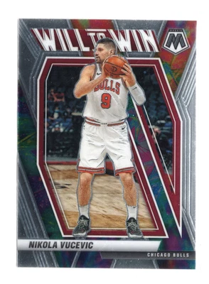 2020-21 Mosaic Nikola Vucevic #17 Will to Win Chicago Bulls - Image 1 of 2