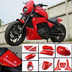 Red Full Set of 7-Piece Accessories for Honda Rebel CMX 1100 (2021-25) - Picture 1 of 15