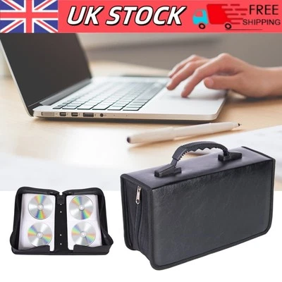 128x DVD CD DISC Holder Storage Case Folder Wallet Carry Bag Organizer Portable - Image 1 of 4