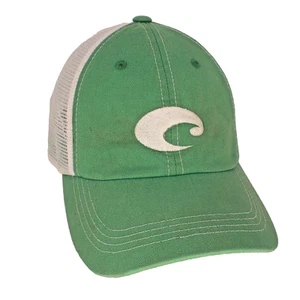 Gorra de camionero Costa Del Mar con tirantes gorra verde talla única bordada - Imagen 1 de 7