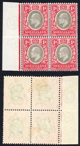 Somaliland SG33 1a Wmk Crown CA Fresh Colours M/M Cat 80++ pounds - Picture 1 of 1