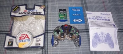 Intec PS2 EA Sports Wireless Controller With Dongle Playstation 2 Parts Repair - Image 1 of 4