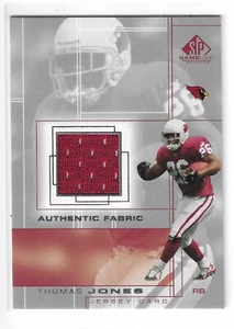 2001 UPPER DECK SP GAME USED THOMAS JONES GAME-WORN JERSEY #TJ ARIZONA CARDINALS - Picture 1 of 2