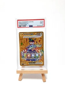 Pokemon Terapagos Ex 173 Stellar Crown PSA 9 COMO NUEVO Secreto Raro - Imagen 1 de 2
