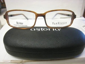 NEU VAN HEUSEN BRILLENGESTELL Style DASHER BRAUN 56-16-140 mit generischem Etui - Bild 1 von 5